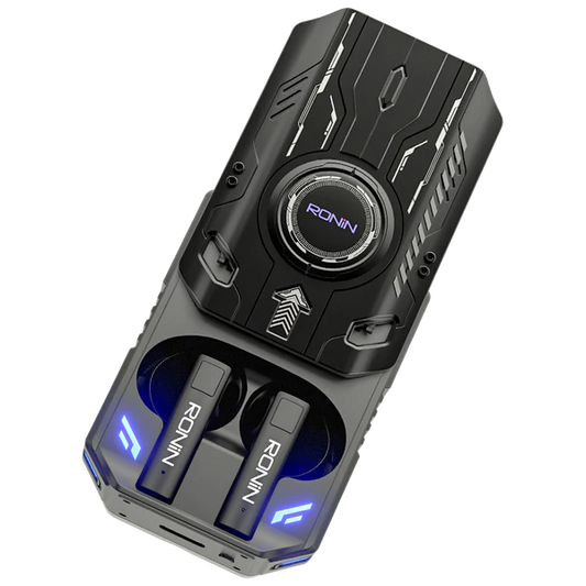 Black Dominator R-7035 Gaming Earbuds with RGB lights