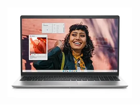 Front View: Dell Inspiron 3530 Core i7 13th Gen Laptop – 15.6-inch Full HD, 16GB RAM, 512GB SSD, Ubuntu OS