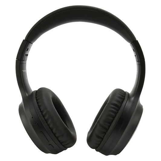 FASTER S5 ANC Black Headphones — Side Profile Showing Adjustable Headband and Sleek Design