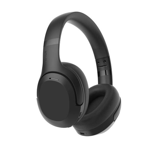Over-Ear Wireless Headphones in Black - Side View