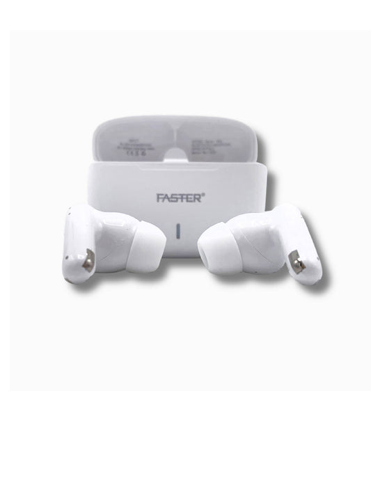 Faster S94 Saver Buds White with Charging Case