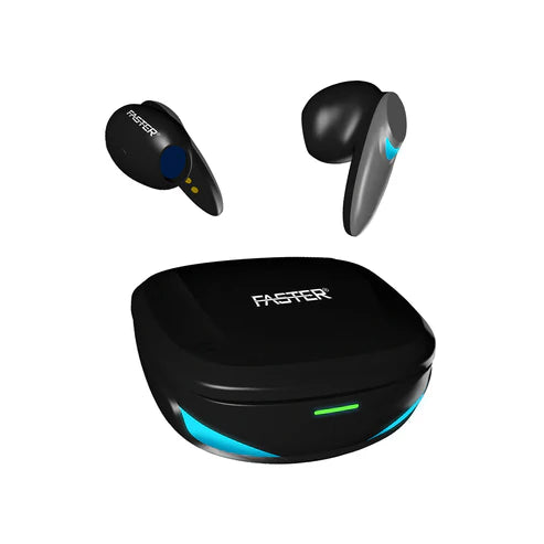 Faster TG300 Wireless Earbuds in Black