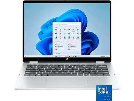 Front View: HP OmniBook 14 Flip 5 Core 7 Laptop – 14-inch Full HD Touchscreen, 16GB RAM, 512GB SSD, Windows 11