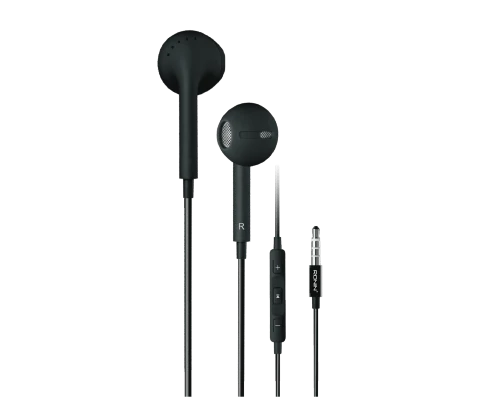 R-5 Handsfree with 14mm drivers, dual input (3.5mm AUX & Type-C), lightweight half-in-ear design