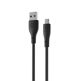 R-2030 Micro USB Cable Black – Durable Braided Design