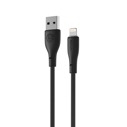 R-2030 Braided iPhone Cable – 2m Fast Charging Lightning Cable