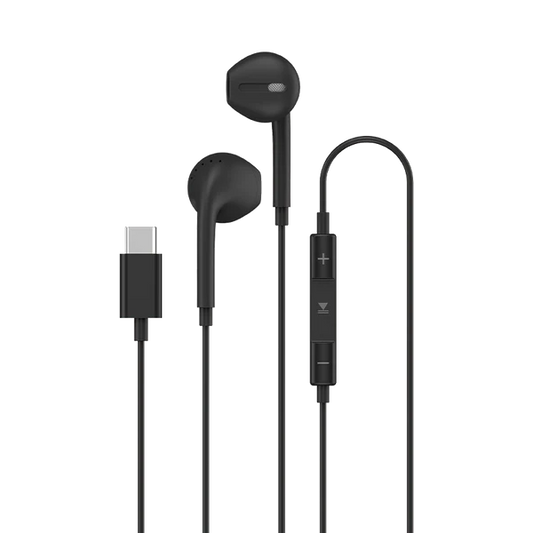 R-5 Handsfree Type-C with 14mm driver and ergonomic lightweight design in black