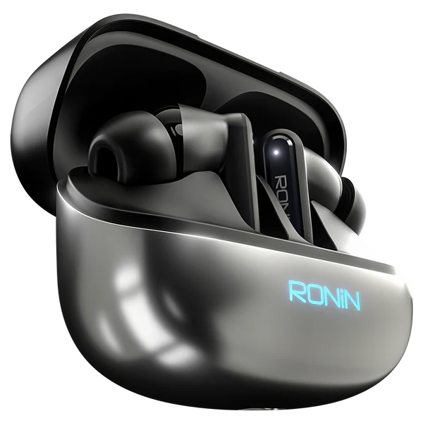 R-7085 Vox Earbuds Silver Front View