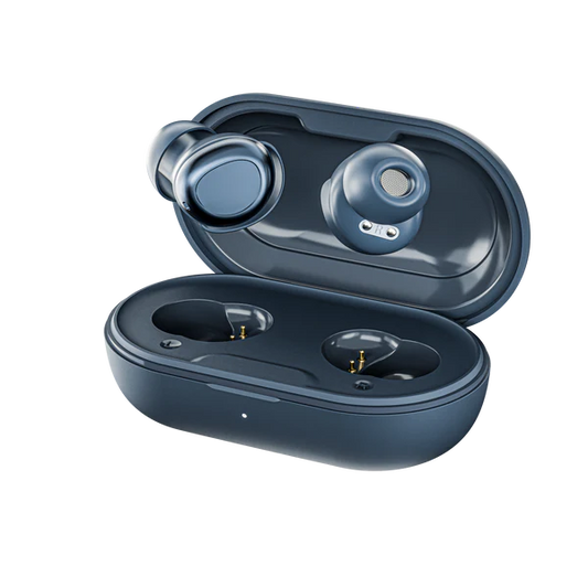 Ronin Mist R-7055 Blue Earbuds Front View