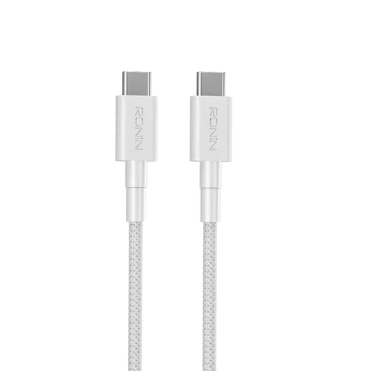 RONIN R-2020 2 in 1 Cable white – Front View