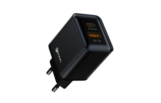 Ronin R-6010 33W Type-C to Type-C fast charger in blue color with PD and VOOC support