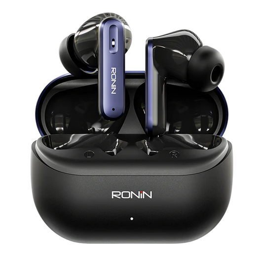 Ronin R-7075 Vesper Earbuds Black with ANC, ENC, and Gaming Mode