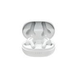 Faster Saver S70 Earbuds with charging case in white
