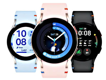 Samsung Galaxy Watch FE front view with AMOLED display