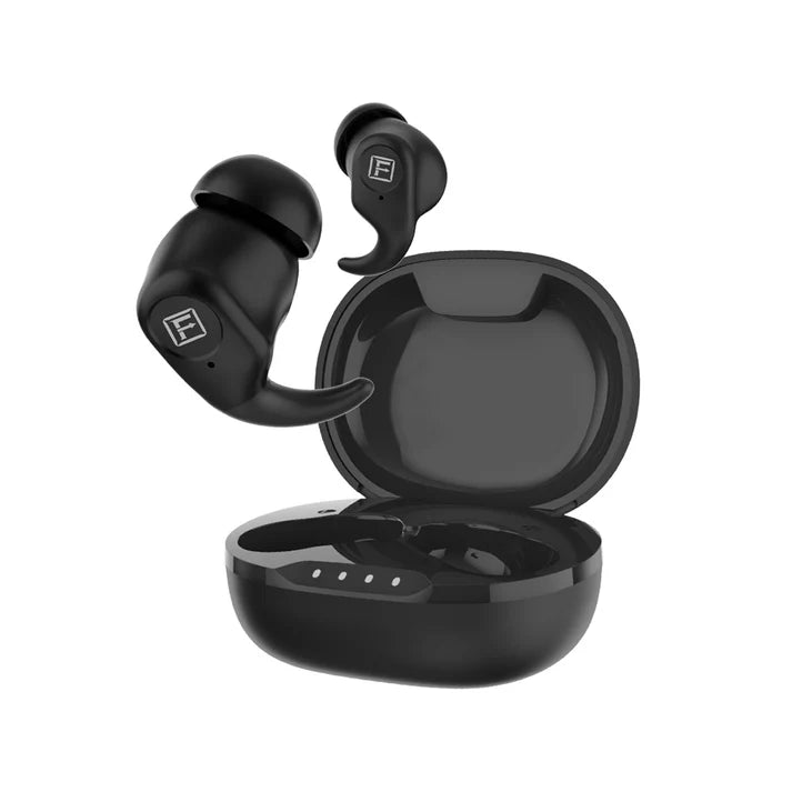 Stud X Black Wireless Earbuds Side View