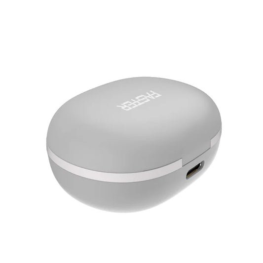 Stud X White Wireless Earbuds Front View