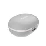Stud X White Wireless Earbuds Front View