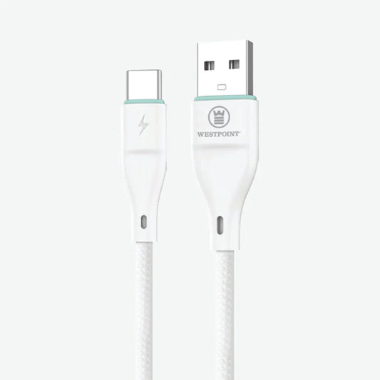 WP-341 Data Cable USB-A to Type-C with 2.4A Output and 1-Meter Length