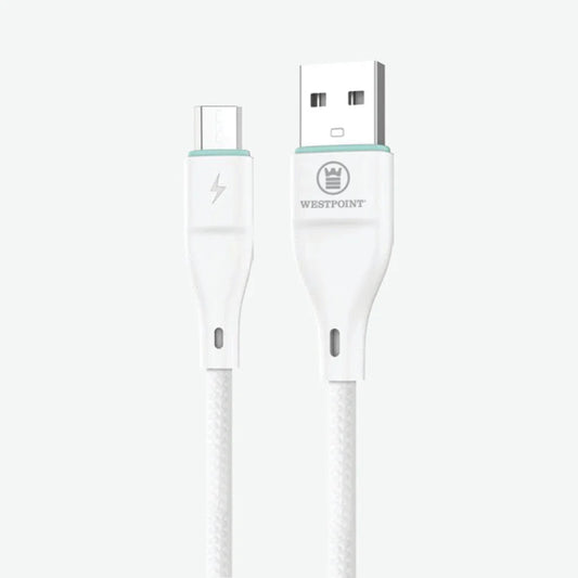 WP-342 Data Cable USB-A to Micro USB with 2.4A Output and 1-Meter Length