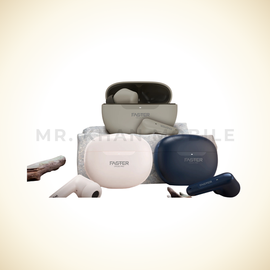 Faster Cruze Pro FBT-100 Earbuds - ANC & ENC Technology for Clear Sound