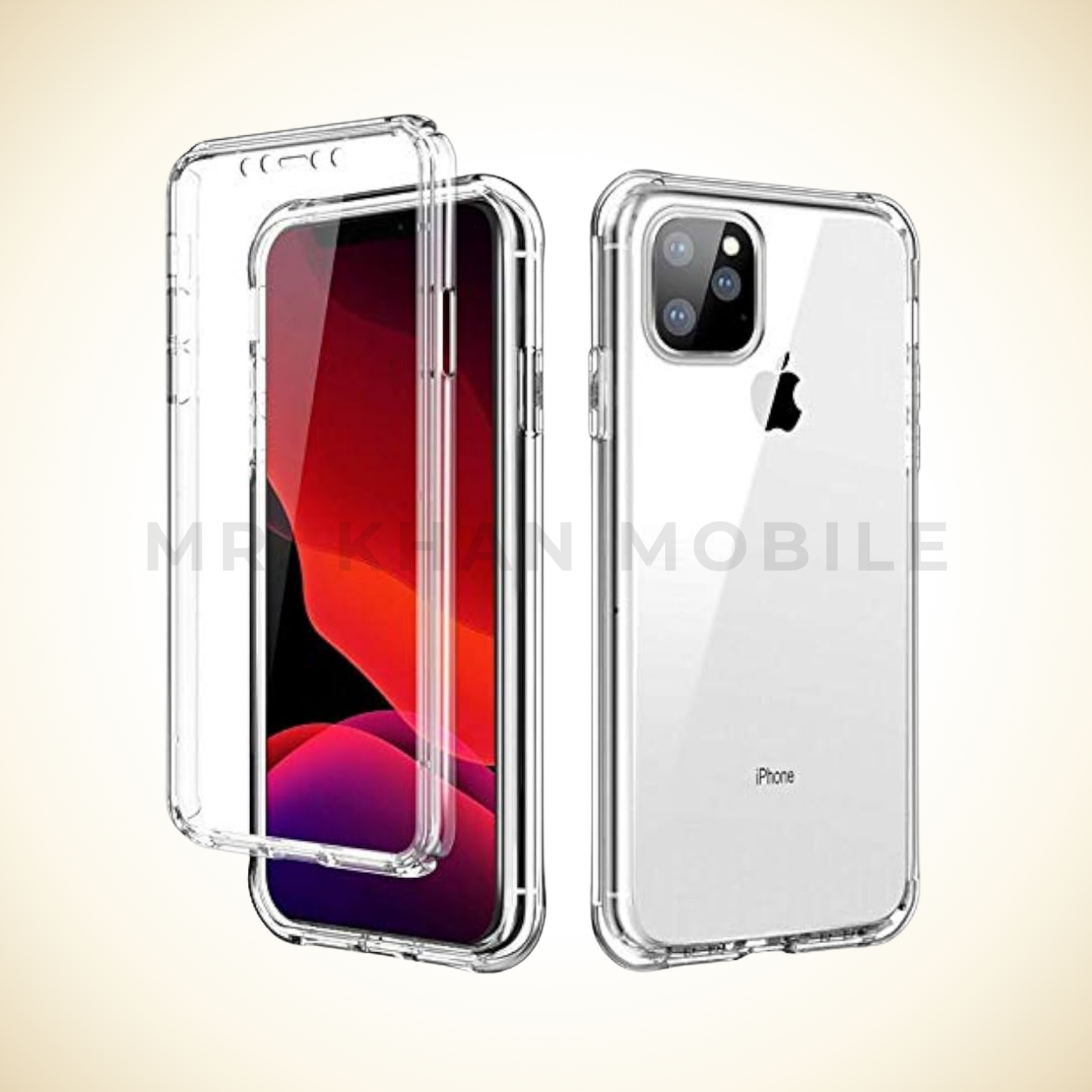 iPhone 11 Pro/Max Case Ultra-Thin, Slim Soft TPU Silicone Protective Transparent Without Bupmper