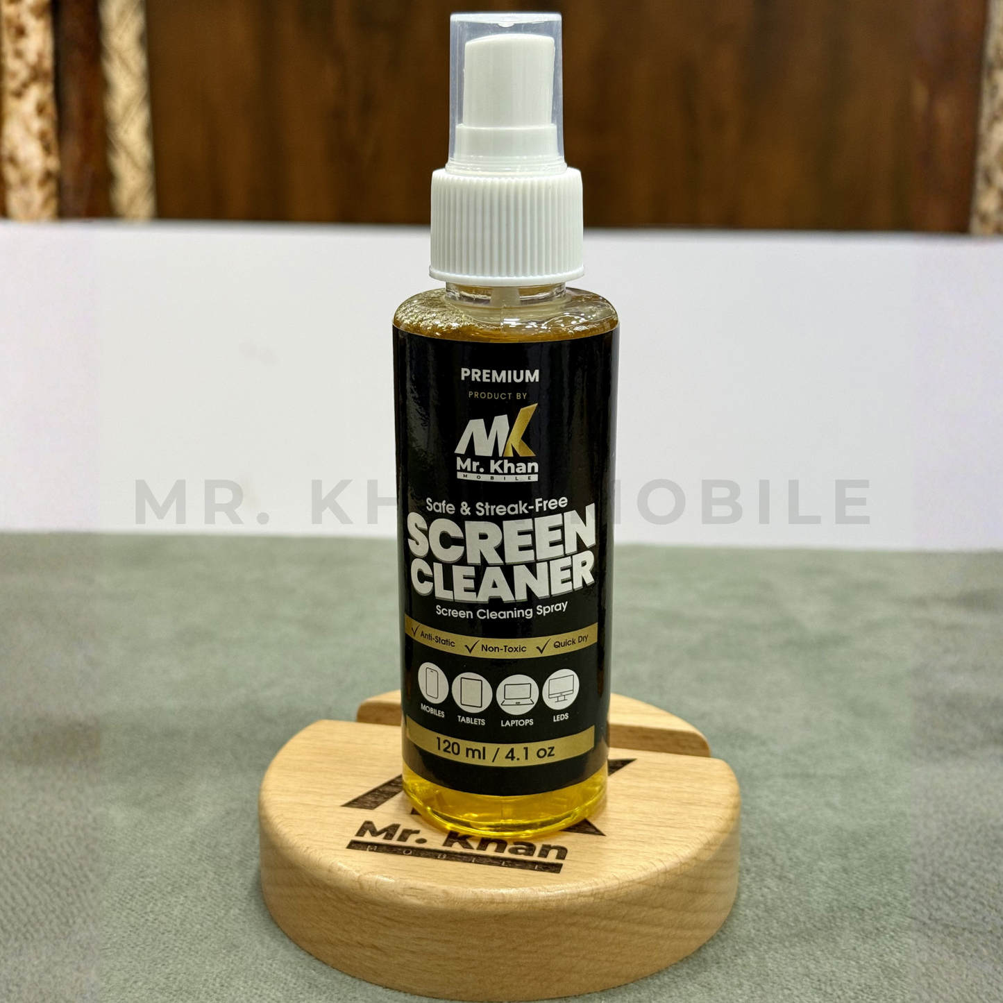 MKM Screen Cleaner (Screen Cleaning Spray) – Non-Toxic, Anti-Static & Quick Dry (120ml)