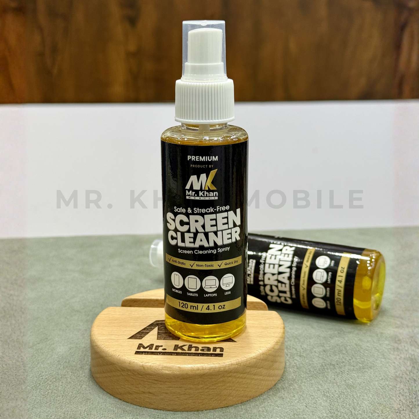 MKM Screen Cleaner (Screen Cleaning Spray) – Non-Toxic, Anti-Static & Quick Dry (120ml)