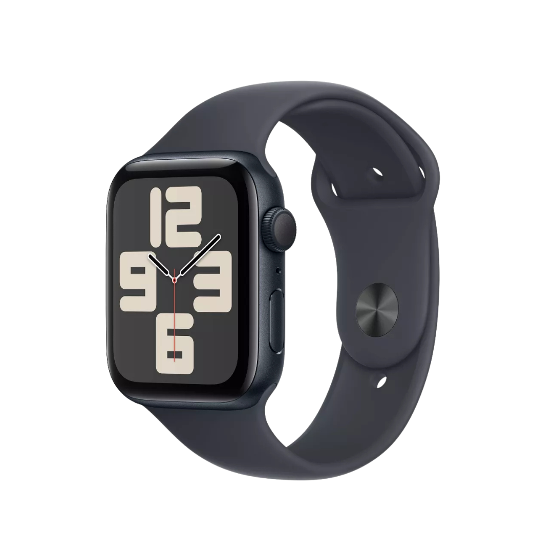 Apple Watch SE 2024 44MM Aluminium Case Black Side Design