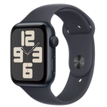 Apple Watch SE 2024 44MM Aluminium Case Black Side Design