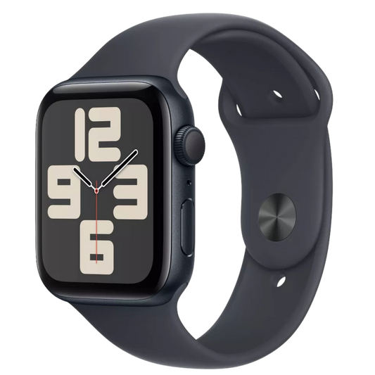 Apple Watch SE 2024 44MM Aluminium Case Black Side Design