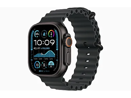 Apple Watch Ultra 2 49MM Black Titanium Case With Black Ocean Band