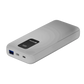 R-4020 Power Bank 10000mAh in White – Side View