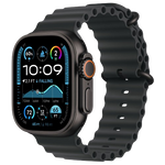 Apple Watch Ultra 2 Black Titanium Case Front View