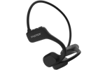 Faster AS18 Bone Conduction Bluetooth Earbuds Black Front View