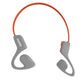 Wireless Earbuds Orange Color Front View