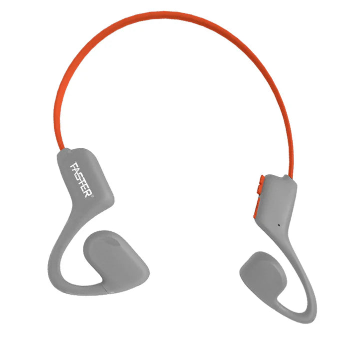 Wireless Earbuds Orange Color Front View