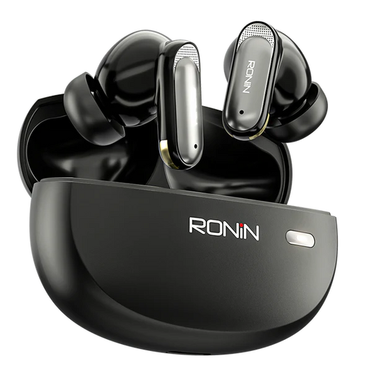 Eminence Earbuds Hybrid ANC in Black color front view