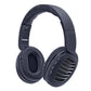 Faster S4 HD Black Wireless Headphones — Front View with Foldable Design
