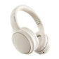 FASTER S5 ANC Beige Over-Ear Wireless Headphones — Front View with Premium Foldable Design