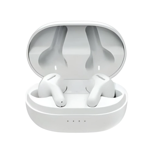 Faster S94 Saver Buds White – Front View