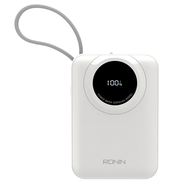Ion R-4035 Power Bank 20000mAh  front view with USB-C and USB-A ports