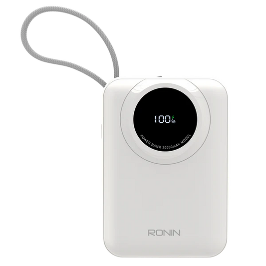 Ion R-4035 Power Bank 20000mAh  front view with USB-C and USB-A ports