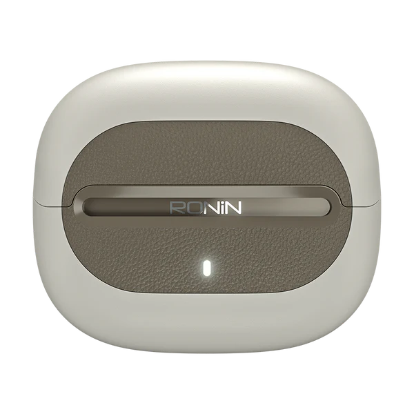 Ronin Nox R-7080 Beige Wireless Earbuds Lifestyle Image