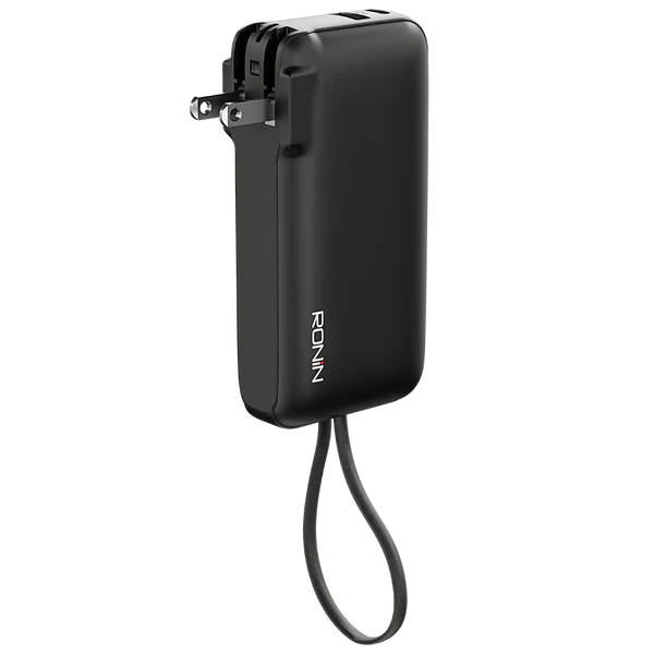 RONIN Arctic R-4050 Power Bank 10000mAh Slim Design in Black