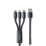R-2015 3-in-1 Braided Cable Black