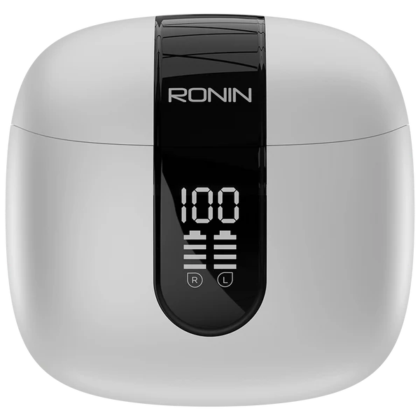 R-190 Mashion Earbuds White Front View