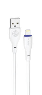 R-340 iPhone Cable white– 1m Fast Charging Lightning Cable