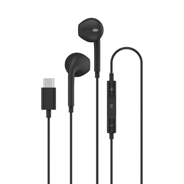 R-5 Handsfree Type-C with 14mm driver and ergonomic lightweight design in black