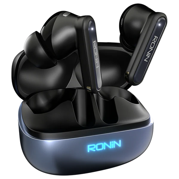 R-7085 Vox Earbuds Blue with Charging Case