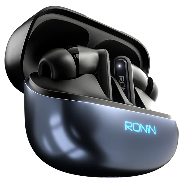 R-7085 Vox Earbuds Blue Front View